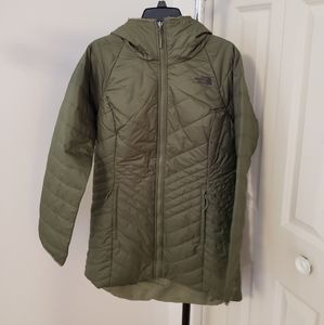 North Face Mossbud Reversible Fleece Coat Green